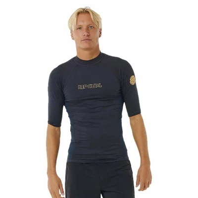 Rip Curl Pánské lycrové triko DAWN PATROL, krátký rukáv