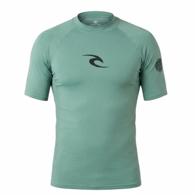 RIP CURL Pánské lycrové triko WAVES, krátký rukáv RIP CURL Pánské lycrové triko WAVES, krátký rukáv