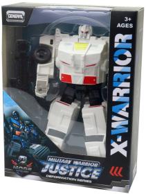Robot auto měnící se 2v1 transrobot s přeměnou s doplňkem různé druhy