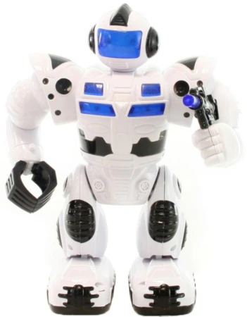 Robot bojový Pioneer chodiaci 23cm na batérie Svetlo Zvuk