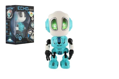 Robot ECHO opakující věty kovový