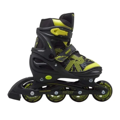 Roces Jokey 3.0 Boy Black-Lime dětské kolečkové brusle