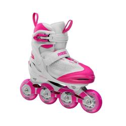 Roces Moody X Girl Tif White Pink detské kolieskové korčule