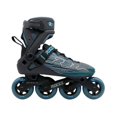 Roces R-EVO 84 Woman Black/Blue/Green kolečkové brusle + sleva 300,- na příslušenství