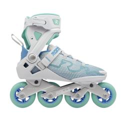 Roces R-EVO 84 Woman White/lake/Azure dámské kolečkové brusle + sleva 300,- na příslušenství