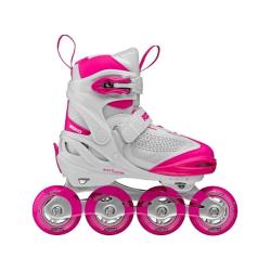 Roces Moody X Girl Tif White Pink dětské kolečkové brusle