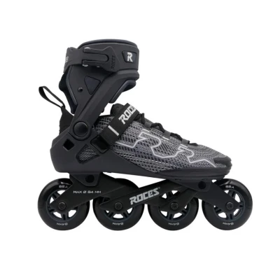 Roces R-EVO 84 Black/Asphalt pánské kolečkové brusle POUZE UK 9.5, EU 44, 29 cm (VÝPRODEJ)