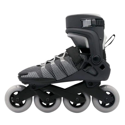 Roces R-EVO 90 Black/Grey kolečkové brusle + sleva 400,- na příslušenství