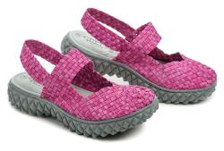 Rock Spring OVER SANDAL FUCHSIA dámská gumičková obuv