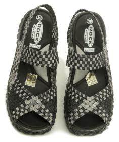 Rock Spring SOFIA černo béžová dámská gumičková obuv