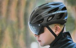 Rockbros Cyklistická přilba s brýlemi TT-16 (černá)