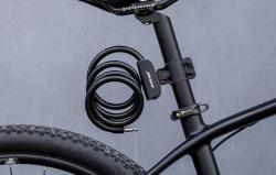 Rockbros Zámok na bicykel RKS515-BK (čierny) (VÝPREDAJ)