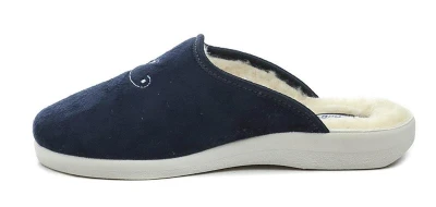 Rogallo 3100-111 modré dámské zimní papuče