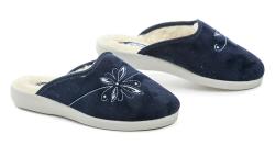 Rogallo 3100-111 modré dámske zimné papuče
