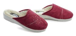 Rogallo 3360-101 bordó dámské zimní papuče