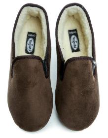 Rogallo 4320-009 hnědé pánské zimní papuče