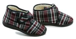 Rogallo 4372-015 káro dámské zimní papuče