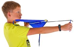 Rogalo vystřelovací látkové 43cm 4 barvy v sáčku