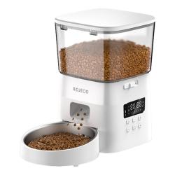 Rojeco 2L automatické krmítko pro domácí mazlíčky v tlačítkovém provedení (bílé) Rojeco 2L automatické krmítko pro domácí mazlíčky v tlačítkovém provedení (bílé)