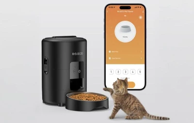 Rojeco 2L WiFi verze Bl Automatický dávkovač krmiva