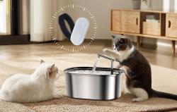 Rojeco 3,2 l /2 l nerezové filtre do fontány pre mačky 4sada