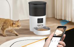 Rojeco 3l automatické krmítko pro domácí zvířata WiFi s kamerou