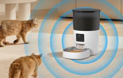 Rojeco 3l automatické krmítko pro domácí zvířata WiFi s kamerou