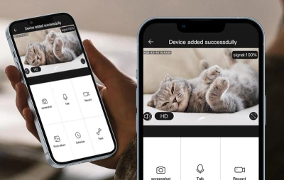 Rojeco 3l automatické krmítko pro domácí zvířata WiFi s kamerou