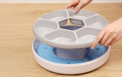 Rojeco Automatické krmítko pro kočky 2L v knoflíkové verzi