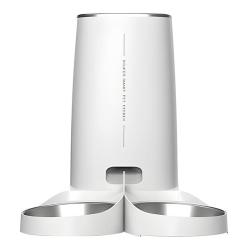 Rojeco Automatické krmítko pro zvířata 4 l v knoflíkové verzi (dvojitá miska)