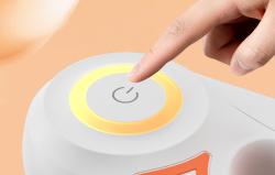 Rojeco Automatické vodítko pro psy LED 5 m (bílé a oranžové)