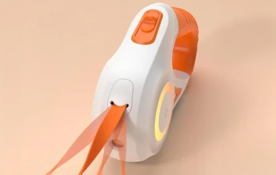 Rojeco Automatické vodítko pro psy LED 5 m (fialové)