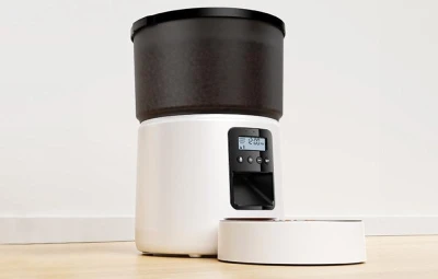 Rojeco Automatický dávkovač krmiva 3 l v tlačítkovém provedení (bílý)