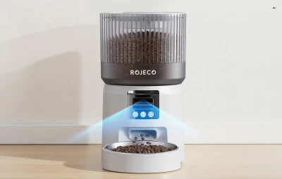Rojeco RWSQLMSP-DP automatický podavač krmiva s kamerou 1080p