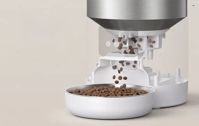 Rojeco Smart Pet Feeder PAF-144-W 4,5 l nerezový dávkovač krmiva pro domácí mazlíčky