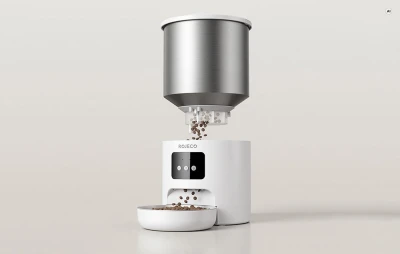 Rojeco Smart Pet Feeder PAF-144-W 4,5 l nerezový dávkovač krmiva pro domácí mazlíčky