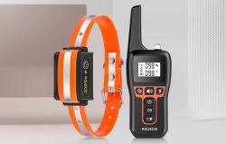 Rojeco Elektrický obojek proti štěkání 1000m PD529 (oranžový)