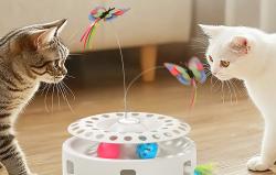 Rojeco Interaktivní hračka pro kočky 3 v 1 Rojeco
