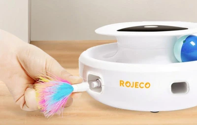 Rojeco Interaktivní hračky pro kočky 2 v 1