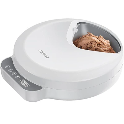 Rojeco Krmítko pro kočky F26 4 Meals Button Version s 2 ledovými balíčky (bílé) Rojeco Krmítko pro kočky F26 4 Meals Button Version s 2 ledovými balíčky (bílé)