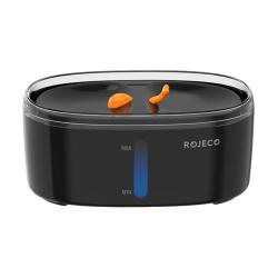 Rojeco Vodní fontána pro domácí zvířata 2,5 l (černá)