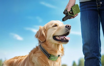 Rojeco DOG800 zelený výcvikový obojek