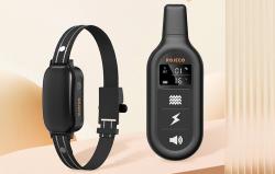 RojecoPD521 1000m výcvikový obojek pro psy se 2 obojky (černý)