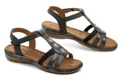 Romika 74R0152002 černé dámské sandály