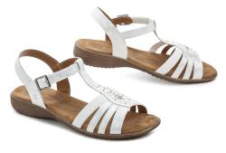 Romika 74R0212005 biele dámske sandále