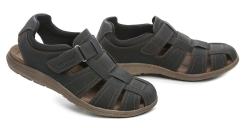 Romika 95R0041001 čierne pánske sandále