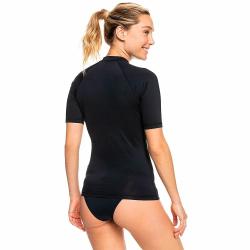 ROXY Dámské lycrové triko BLACK krátký rukáv
