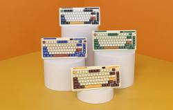 Royal Kludge Bezdrátová mechanická klávesnice KZZI K75 pro RGB, Eternity Switch (černá a bílá)