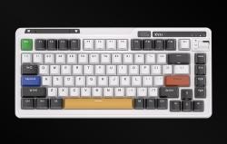 Royal Kludge Bezdrátová mechanická klávesnice KZZI K75 pro RGB, Moment Switch (černá a bílá)