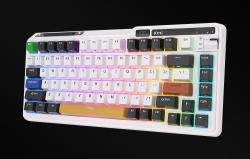 Royal Kludge Bezdrátová mechanická klávesnice KZZI K75 pro RGB, Moment Switch (černá a bílá)